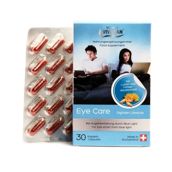 Капсули для поліпшення зору Eye Care з лютеїном і вітаміном D, 30 шт SUP-VIV-KAPSULYDLY фото